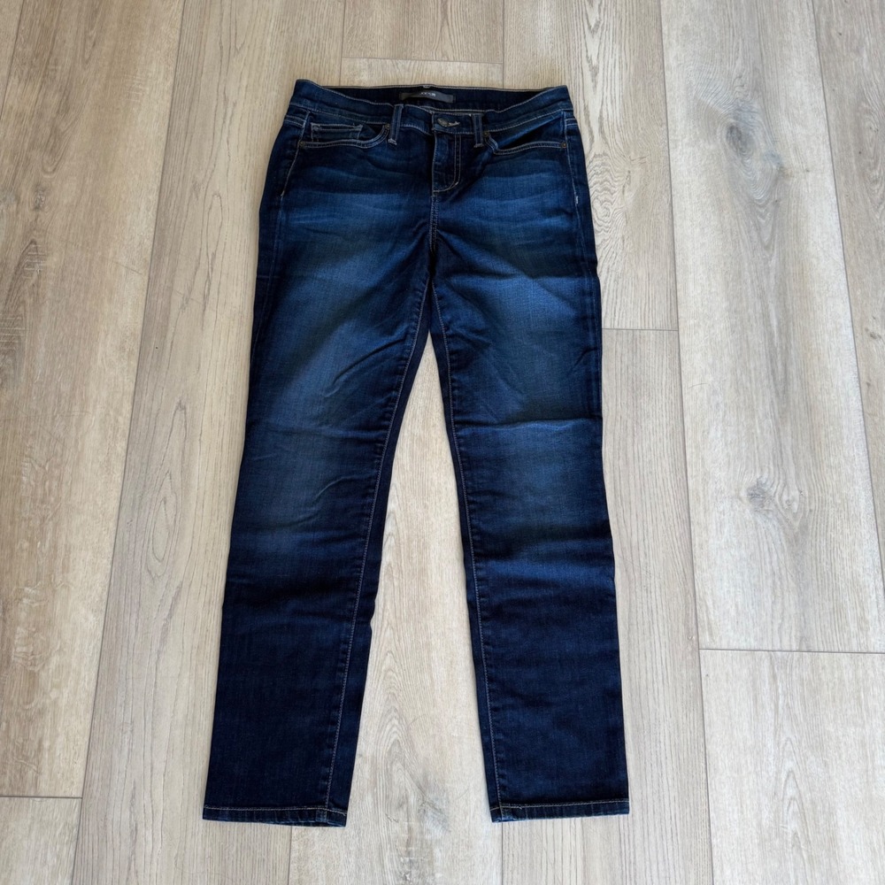 Joes Jeans Katy Straight Ankle Dark Wash Denim Jeans Women's 29 Indigo Blue EUC